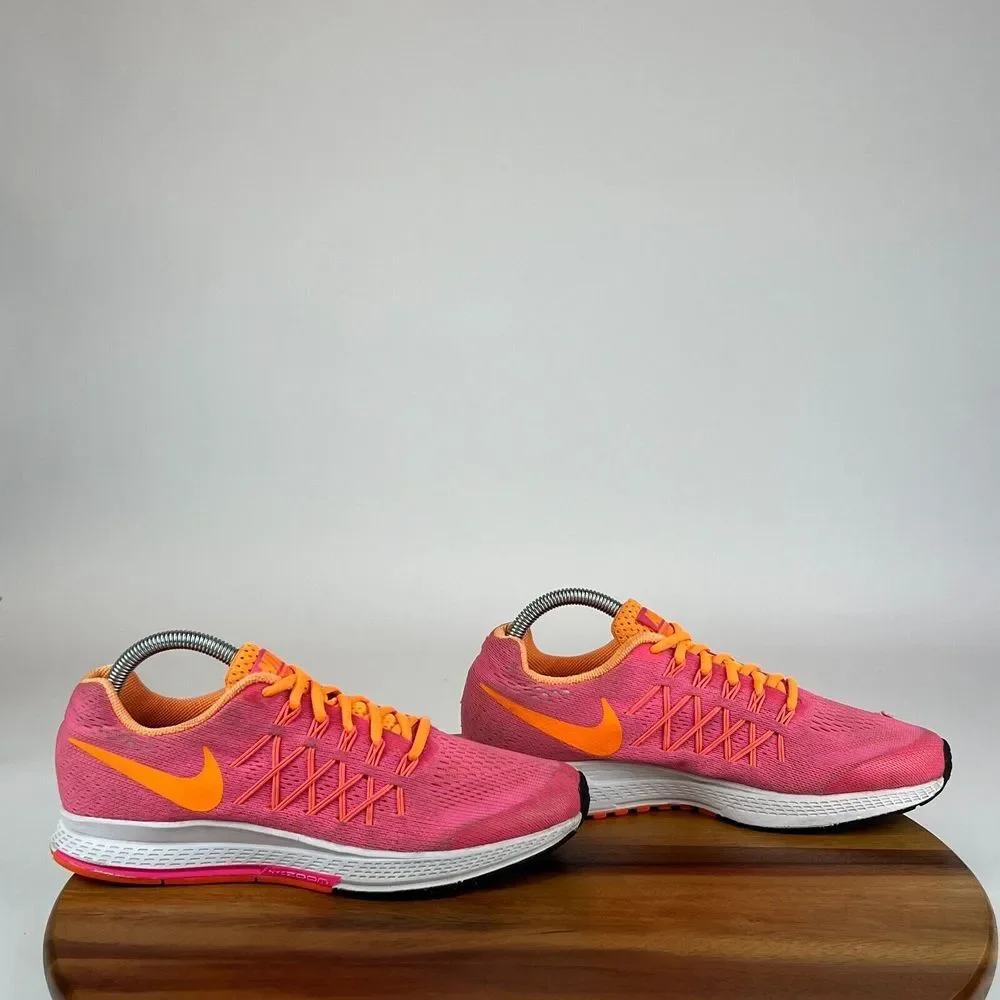 Big Kids‎ Nike Zoom Pegasus 32 Pink Athletic Running Shoes Sneakers Size 7 Y GUC
